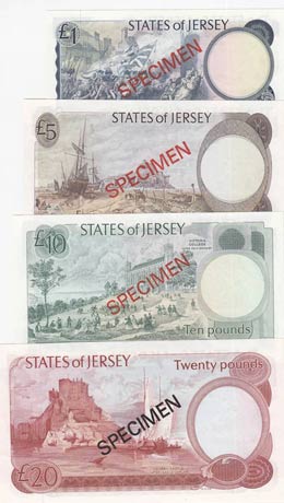Jersey, 1-5-10-20 Pounds, 1978, UNC,pCS1, ... 