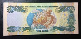Bahamas, 1/2 Dollar, 2001, UNC,p68, (Total ... 