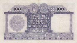 Malaya and British Borneo, 100 Dollars, ... 