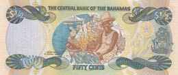 Bahamas, 1/2 Dollar, 2001, UNC,p68