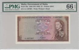 Malta, 1 Pound, 1949, ... 