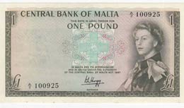 Malta, 1 Pound, 1967, ... 