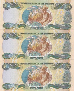 Bahamas, 1/2 Dollar, 2001, UNC (-),p68, ... 