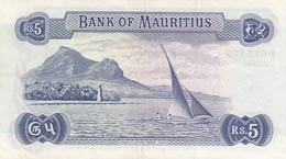 Mauritius, 5 Rupees, 1967, VF,p30b