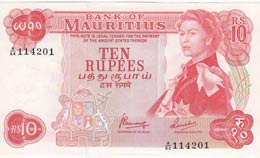 Mauritius, 10 Rupees, ... 