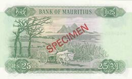 Mauritius, 25 Rupees, 1967, UNC,p32cs, ... 