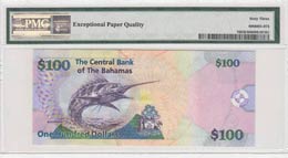 Bahamas, 100 Dollars, 2009, UNC,p76