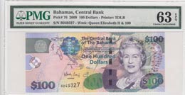 Bahamas, 100 Dollars, ... 