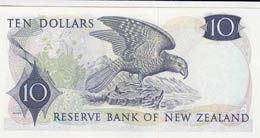 New Zealand, 10 Dollars, 1975, UNC,p166c
