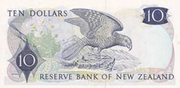 New Zealand, 10 Dollars, 1975, UNC,p166c