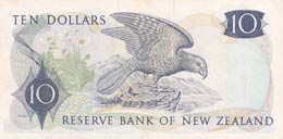 New Zealand, 10 Dollars, 1977, AUNC,p166d, ... 