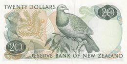 New Zealand, 20 Dollars, 1977, UNC,p167dr, ... 