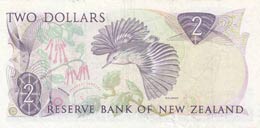New Zealand, 2 Dollars, 1989, XF,p170c