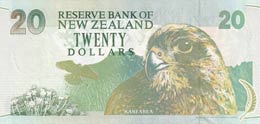 New Zealand, 20 Dollars, 1994, UNC,p183