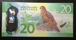 New Zealand, 20 Dollars, 2016, UNC,p193