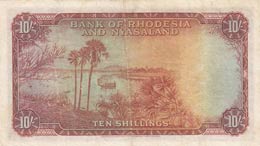 Rhodesia & Nyasaland, 10 Shillings, 1961, XF ... 
