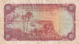 Rhodesia & Nyasaland, 10 Shillings, 1961, VF ... 