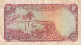 Rhodesia & Nyasaland, 10 Shillings, 1961, ... 