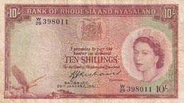 Rhodesia & Nyasaland, 10 ... 