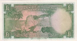 Rhodesia & Nyasaland, 1 Pound, 1960, ... 