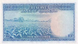 Rhodesia, 10 Shillings, 1964, AUNC,p24g