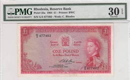 Rhodesia, 1 Pounds, ... 