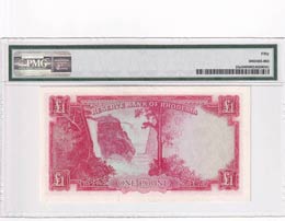 Rhodesia, 1 Pound, 1964, AUNC,p25a