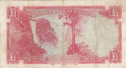 Rhodesia, 1 Pound, 1964, VF (-),p25a