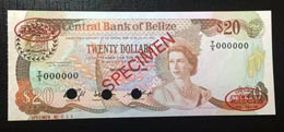 Belize, 20 Dollars, ... 