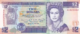 Belize, 2 Dollars, 1991, ... 