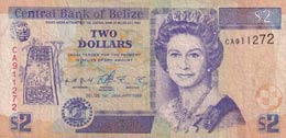 Belize, 2 Dollars, 1999, ... 