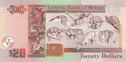 Belize, 20 Dollars, 1997, UNC,p63a