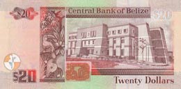 Belize, 20 Dollars, 2012, UNC,p72