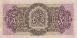 Bermuda, 5 Shillings, 1952, VF,p18a