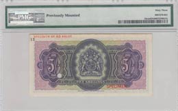 Bermuda, 5 Shillings, 1952, UNC,p18cts, ... 