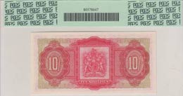 Bermuda, 10 Shillings, 1957, UNC,p19b