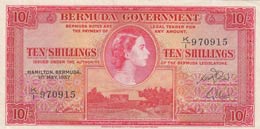 Bermuda, 10 Shillings, ... 