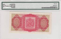 Bermuda, 10 Shillings, 1966, AUNC,p19c