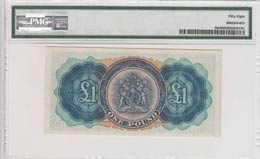 Bermuda, 1 Pound, 1952, AUNC,p20a