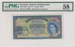 Bermuda, 1 Pound, 1952, ... 