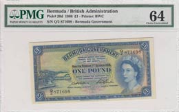 Bermuda, 1 Pound, 1966, ... 