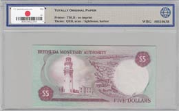 Bermuda, 5 Dollars, 1981, UNC,p29b, ... 