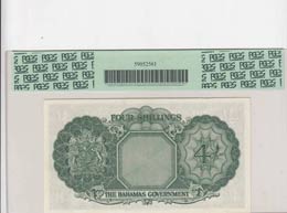 Bahamas, 4 Shillings, 1953, UNC,p13a