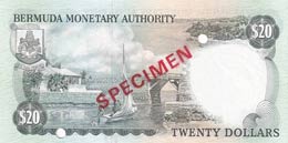 Bermuda, 20 Dollars, 1984, UNC,p31cs, ... 