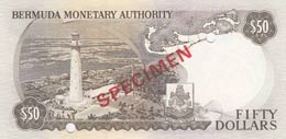 Bermuda, 50 Dollars, 1978, UNC,p32b
