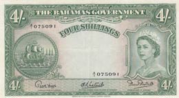 Bahamas, 4 Shillings, ... 