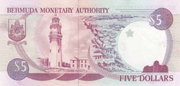 Bermuda, 5 Dollars, 1989, UNC,p35ar, ... 