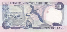 Bermuda, 10 Dollars, 1996, UNC,p42b, Low ... 