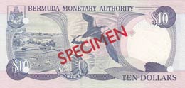 Bermuda, 10 Dollars, 1996, UNC,p42bs, ... 