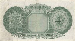 Bahamas, 4 Shillings, 1953, XF,p13d